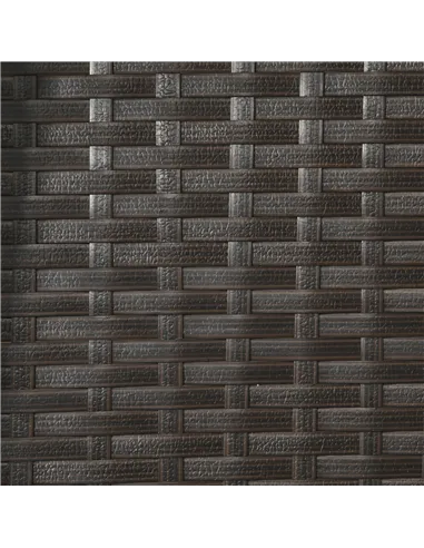 Outsunny 3 Seater Swing Chair, Garden Swing Seat Bench with Adjustable Canopy, Rattan Seat and Steel Frame for Patio, Yard, Dark