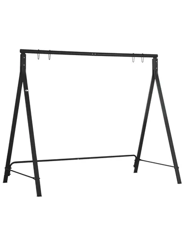 Outsunny Steel Frame Multi-Swing Seat Frame - Black