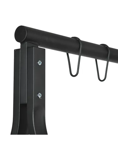 Outsunny Steel Frame Multi-Swing Seat Frame - Black