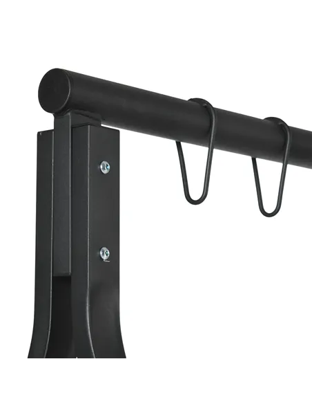 Outsunny Steel Frame Multi-Swing Seat Frame - Black
