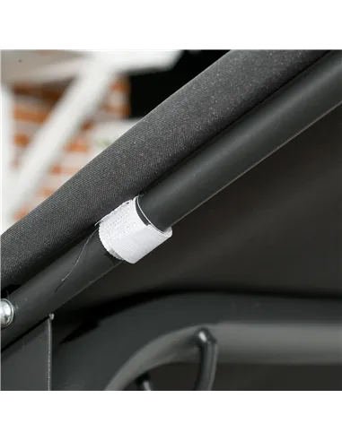 Outsunny 3-Seater Outdoor PE Rattan Swing Chair, Patio Wicker Hanging Swing Bench with Steel Frame Stand & Adjustable Canopy, Gr