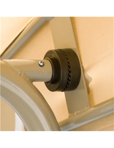 Outsunny Three-Seater Garden Swing Seat - Light Brown