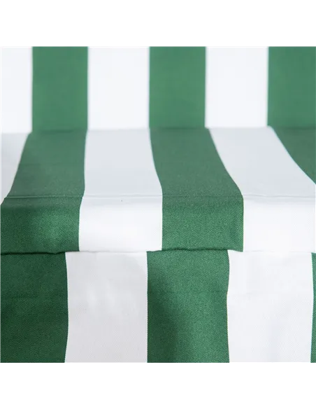 Outsunny 3-Seat Swing Chair Garden Swing Seat with Adjustable Canopy for Patio, Green