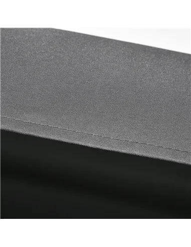 Outsunny Two-Seater Garden Swing Bench, with Adjustable Canopy - Dark Grey