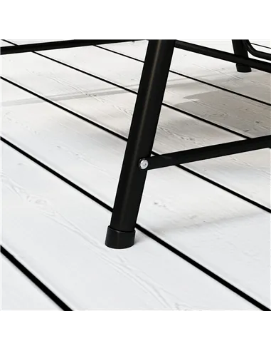 Outsunny Rattan Swing Chair, Outdoor Garden Hanging Swing Seat with Stand and Seat Cushion, Porch Hanging Chair for Balcony, Gar