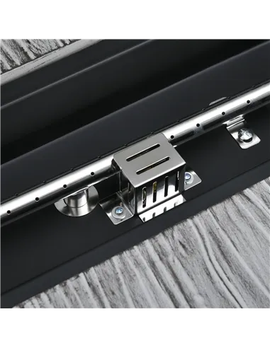 Outsunny 50,000 BTU Gas Fire Pit Table with Cover and Glass Screen - Grey