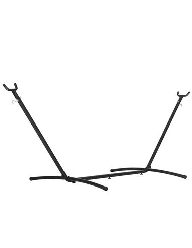 Outsunny 2.86m Universal Hammock Stand Metal Frame Garden Camping Picnic Outdoor Patio Replacement – Stand Only
