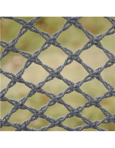 Outsunny Outdoor Cotton-Polyester Blend Macrame Hanging Rope Chair with Cushion, Portable Garden Chair with Fringe Tassels for P