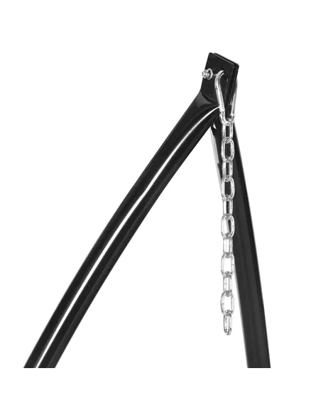 Outsunny Hammock Chair Stand Only Construction Heavy Duty Metal C-Stand for Hanging Hammock Chair Porch Swing Indoor or Outdoor 