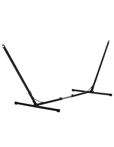 Outsunny 3.1–3.8m Adjustable Universal Hammock Stand Metal Frame Garden Camping Picnic Outdoor Patio Replacement – Stand Only