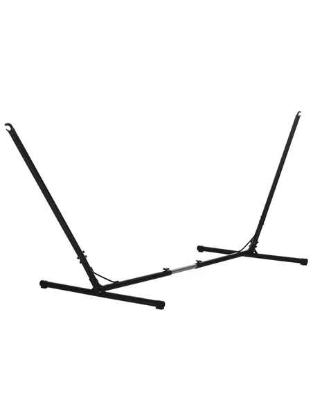 Outsunny 3.1–3.8m Adjustable Universal Hammock Stand Metal Frame Garden Camping Picnic Outdoor Patio Replacement – Stand Only