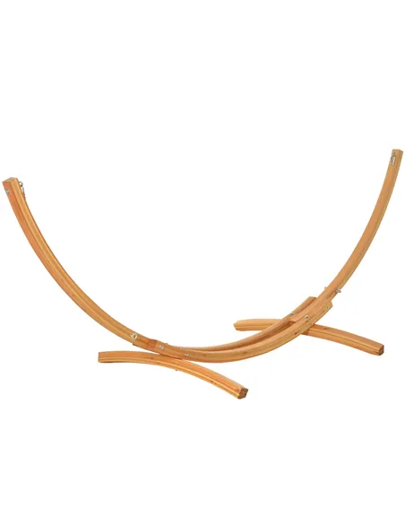 Outsunny 3.25m Wooden Hammock Stand Universal Fit Garden Picnic Camp Accessories