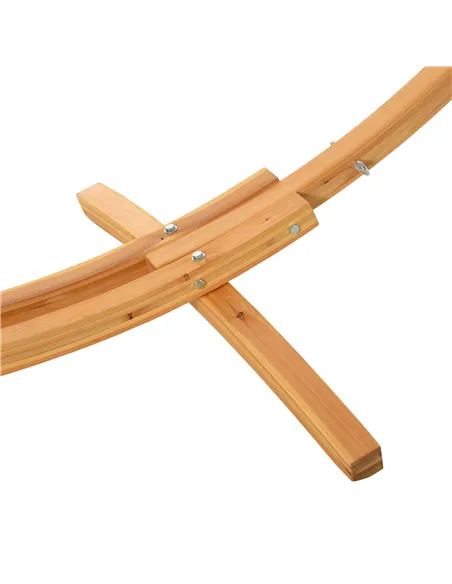 Outsunny 3.25m Wooden Hammock Stand Universal Fit Garden Picnic Camp Accessories