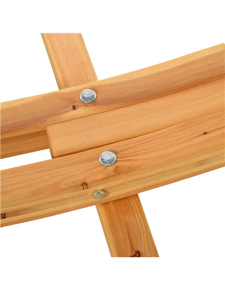 Outsunny 3.25m Wooden Hammock Stand Universal Fit Garden Picnic Camp Accessories