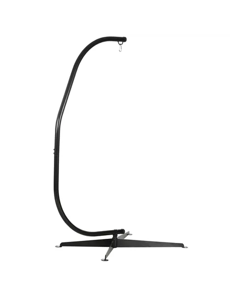 Outsunny Hanging Hammock Stand Hammock Chair Stand C Stand Steel Heavy Duty Stand for Hanging Hammock Air Porch Swing Chair Indo