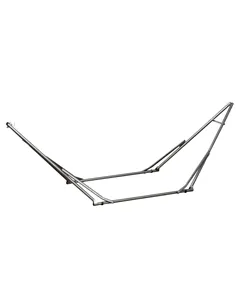 Outsunny Foldable Hammock Stand, Portable Hammock with Metal Frame, 2 in 1 Hammock Net Stand, Clothes Drying Rack, Load Capacity