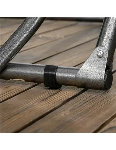 Outsunny Foldable Hammock Stand, Portable Hammock with Metal Frame, 2 in 1 Hammock Net Stand, Clothes Drying Rack, Load Capacity