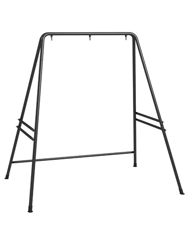 Outsunny Hammock Chair Stand, Hanging Heavy Duty Metal Frame Hammock Stand for Hanging Hammock Air Porch Swing Chair, Egg Chair,