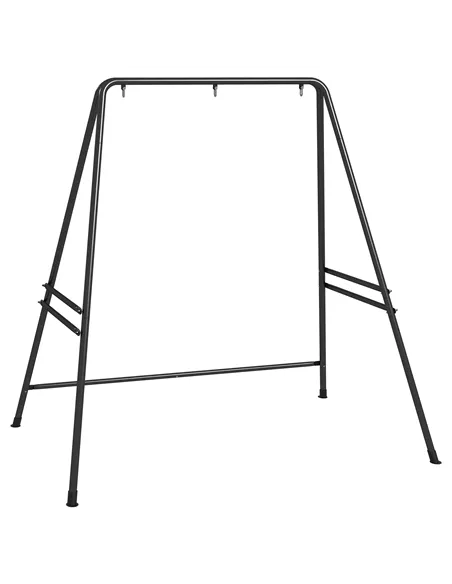 Outsunny Hammock Chair Stand, Hanging Heavy Duty Metal Frame Hammock Stand for Hanging Hammock Air Porch Swing Chair, Egg Chair,