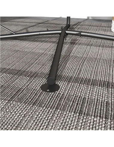 Outsunny Hammock Chair Stand, Hanging Heavy Duty Metal Frame Hammock Stand with Chain, for Hanging Hammock Air Porch Swing Chair