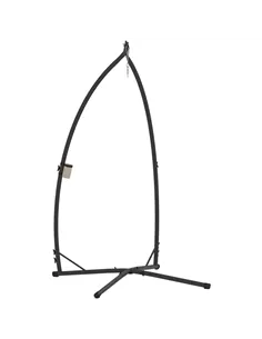 Outsunny Hammock Chair Stand Only, Hanging Chair Stand with X-Shape Base, Heavy Duty Steel Single Hammock Egg Swing Frame for In