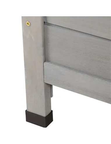 Outsunny Garden Shed Wooden Garden Storage Shed 2 Door Unit Solid Fir Wood Garage Tool Organisation Cabinet, 87L x 46.5W x 96.5H