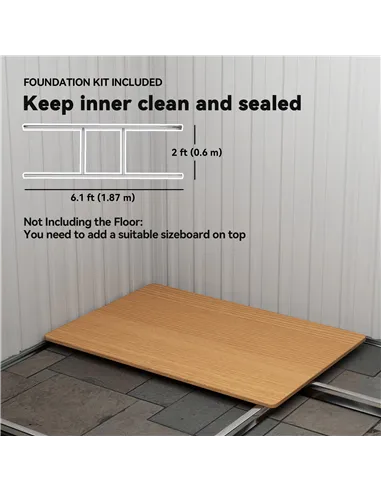 Outsunny 7 x 4ft Outdoor Garden Metal Storage Shed, Tool Storage Box for Backyard, Patio and Lawn, Light Green