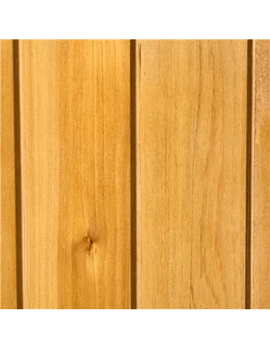 Outsunny 139 x 75 Fir Wood Garden Shed, with Asphalt Roof - Natural