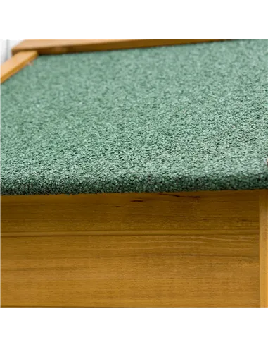 Outsunny Wooden Garden Storage Shed Utility Gardener Cabinet w/ 3 Shelves and 2 Door, 191.5cm x 79cm x 49cm, Natural wood effect