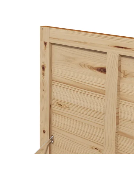 Outsunny 292L Outdoor Storage Box, Wooden Deck Box Garden Storage Container for Balcony, Porch, Poolside, Light Brown