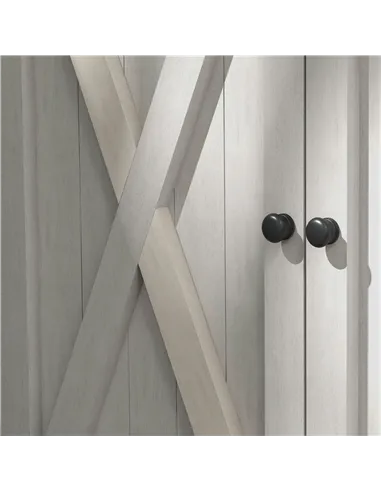 Outsunny 46.5 x 97cm Compact Wooden Storage Shed - Light Grey