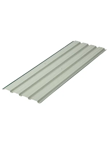 Outsunny Set of 12 Corrugated Steel Roof Sheet Panels - Green