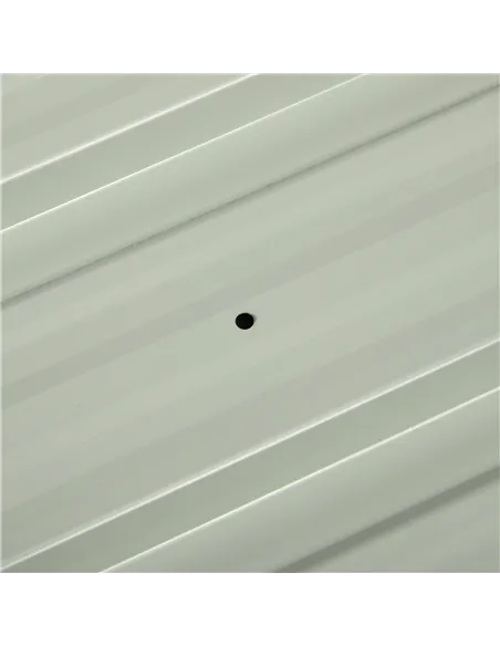 Outsunny Set of 12 Corrugated Steel Roof Sheet Panels - Dark Grey