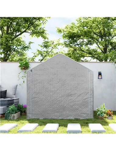 Outsunny 2 x 2m Garden Fabric Storage Tent - Grey