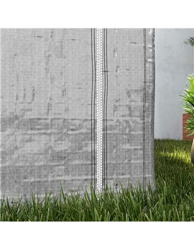 Outsunny 2 x 2m Garden Fabric Storage Tent - Grey