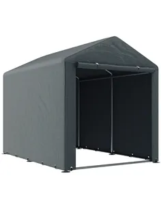 Outsunny 2.2 x 1.6 m Outdoor Storage Tent, with Accessories - Dark Grey