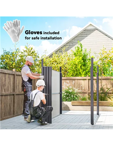 Outsunny 5.3 x 8.5ft Galvanised Steel Garden Shed, Metal Shed with Roof Windows, Leakage Holes and Lockable Wide Door for Outdoo