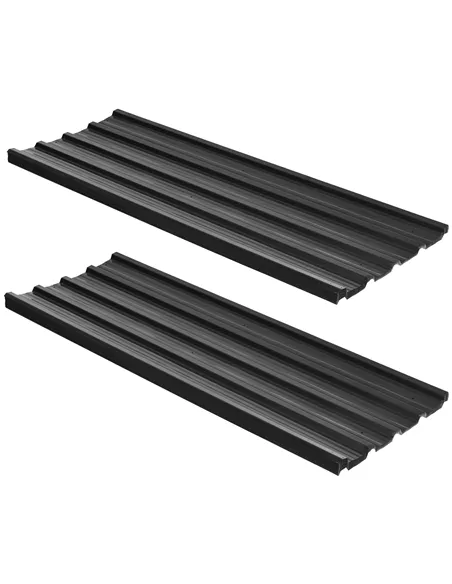 Outsunny Corrugated Roofing Sheets, Pack of 24, Galvanised Metal Roofing Sheets for Greenhouse, Garage, Storage Shed, Carport, 1