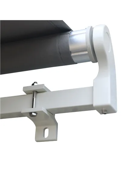 Outsunny Manual Retractable Awning, size (4m x3m)-Grey