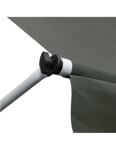 Outsunny 3x1.5m  Adjustable Outdoor Aluminium Frame Awning Grey