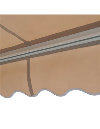 Outsunny 2.95Lx2.5M  Retractable Manual/Electric Awning-Cream White/White