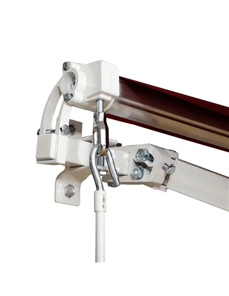 Outsunny Manual Retractable Patio Awning Shelter UV Protection, 2.5mx2m