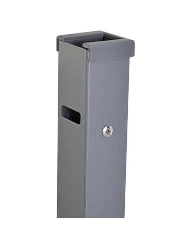 Outsunny 6 x 1.6 M Double Canopy Pull-Out Side Awning Sun Rain Outdoor Protection w/ Steel Frame Retractable Garden Privacy Home