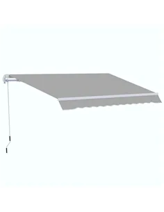 Outsunny Garden Patio Manual Awning Canopy Sun Shade Shelter Retractable 4 Size 5 Colour