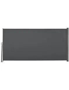 Outsunny Retractable Sun Side Awning Screen Fence Patio Garden Wall Balcony Screening Panel Outdoor Blind Privacy Divider (3x1.6