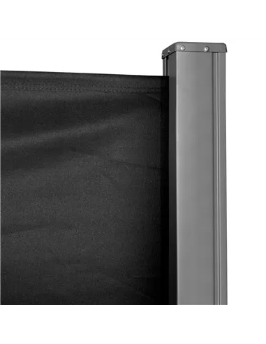 Outsunny Retractable Sun Side Awning Screen Fence Patio Garden Wall Balcony Screening Panel Outdoor Blind Privacy Divider (3x1.6