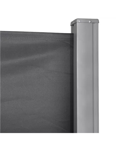 Outsunny Retractable Sun Side Awning Screen Fence Patio Garden Wall Balcony Screening Panel Outdoor Blind Privacy Divider (3x1.8