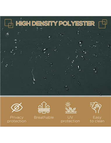 Outsunny 3x2m Retractable Sun Side Awning Screen Fence Patio Garden Wall Balcony Screening Panel Outdoor Blind Privacy Divider, 