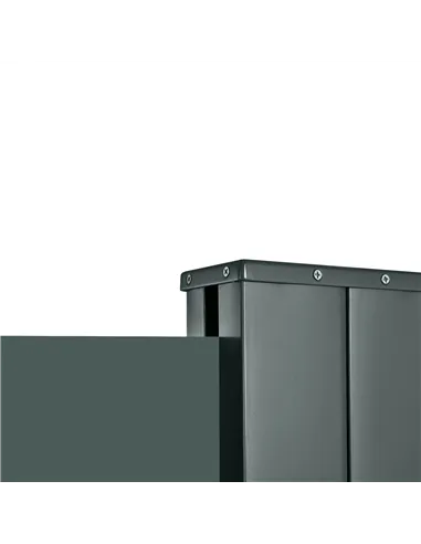 Outsunny 3x2m Retractable Sun Side Awning Screen Fence Patio Garden Wall Balcony Screening Panel Outdoor Blind Privacy Divider, 