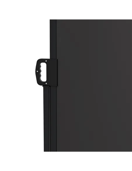 Outsunny Retractable Side Awning, Outdoor Privacy Screen for Garden, Hot Tub, Balcony, Terrace, Pool, 400 x 180cm, Black